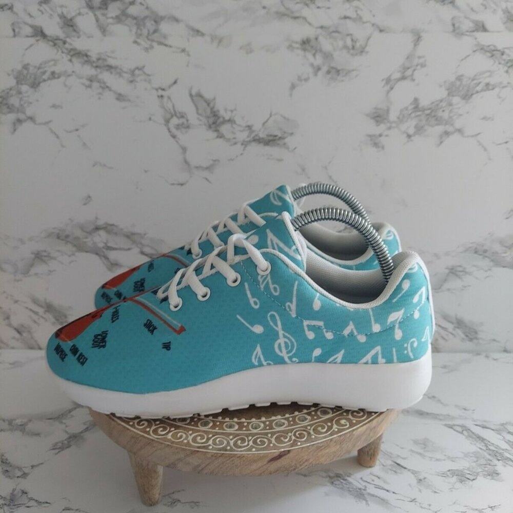 Groove Bags Womens Blue Sneaker w Violin Shoes Size US 7 W - Picture 3 of 8